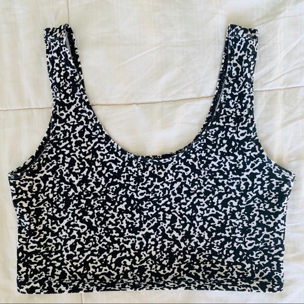 American Apparel Composition Notebook Crop Top